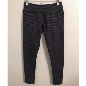 Kyodan • S • Black Grey Striped Leggings